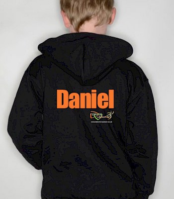 Hoodies (Unisex) Personalised with Name & Class - Kids Hoodie Back