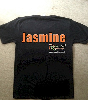 Childrens T-Shirt Personalised with Name - T Shirt Back